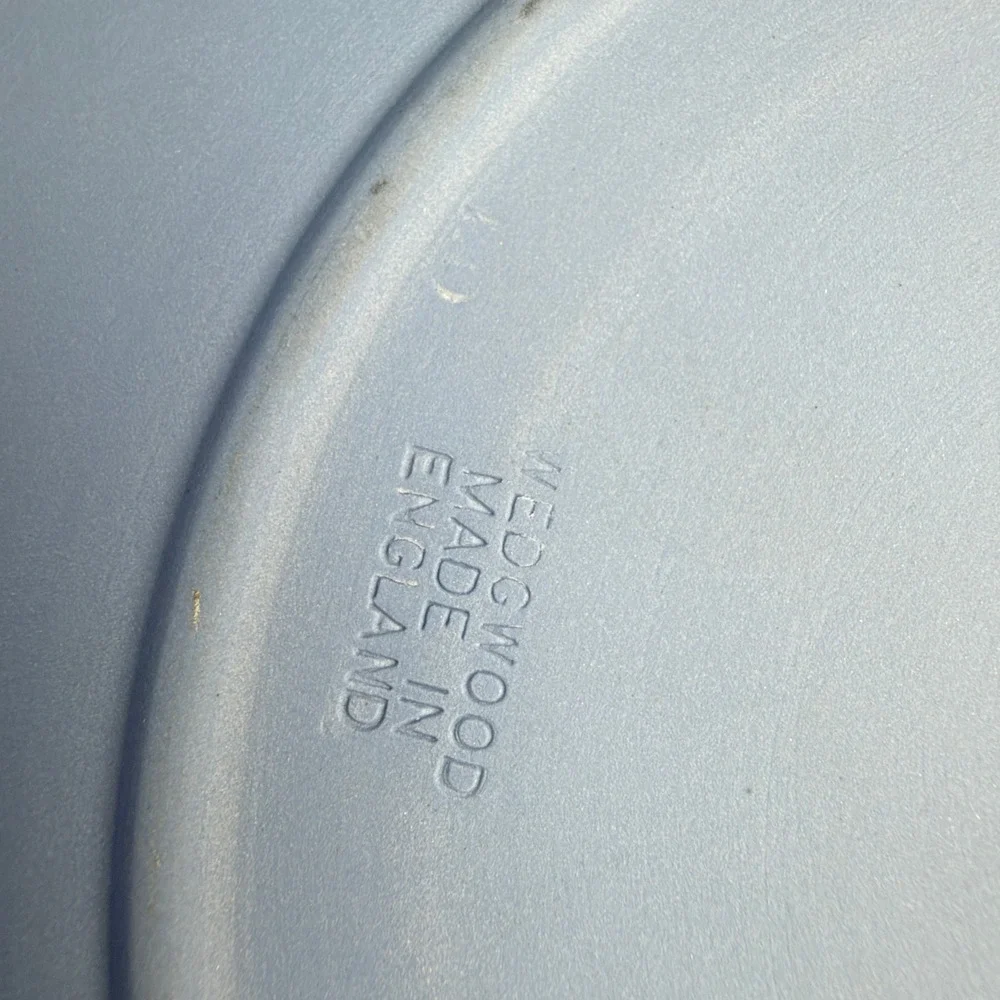 Wedgwood Jasperware Christmas Plates 1970 Trafalgar Square 1972 St Pauls Blue